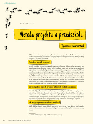 Metoda Projektu W Przedszkolu Tajemniczy Wiat Mr Wek Miesi Cznik