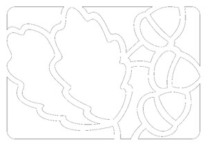 Dekoracje jesienne – witraże jesienne