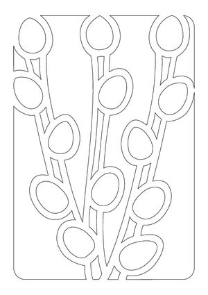 Dekoracje wiosenne – witraże wiosenne