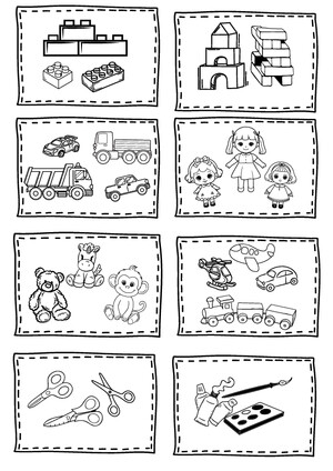 Etykiety do segregacji zabawek