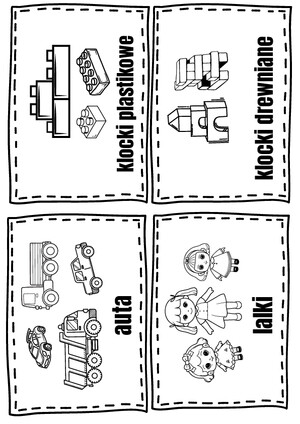 Etykiety do segregacji zabawek
