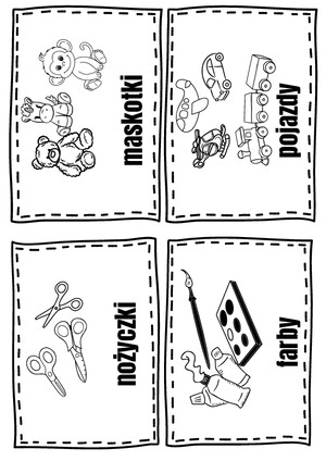 Etykiety do segregacji zabawek