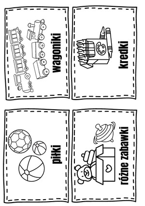 Etykiety do segregacji zabawek