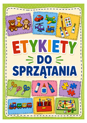 Etykiety do sprzątania, segregacji zabawek