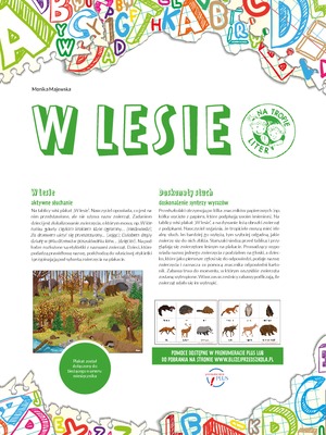 Na tropie liter - zestaw