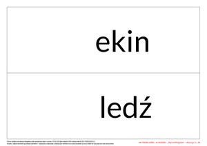 Na tropie liter - zestaw