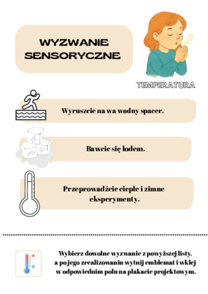 Wyzwanie sesnoryczne TEMPERATURA