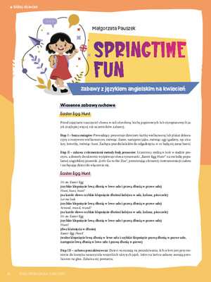 Zabawy z językiem angielskim - zestaw na cały rok