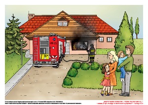 Mały Strażak dobrze wie – pożar (PD)
