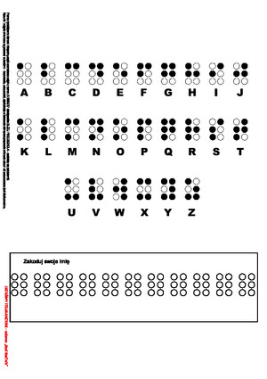 Kod Braille’a (PD)