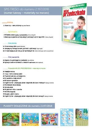SPIS TREŚCI + SPIS POMOCY DYDAKTYCZNYCH 2.197/2018