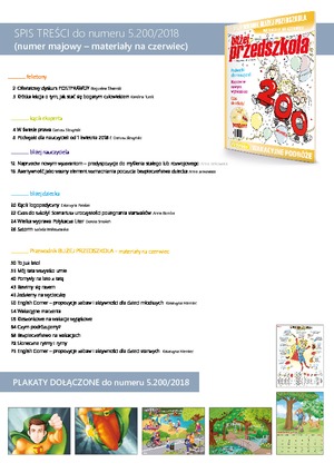 SPIS TREŚCI + SPIS POMOCY DYDAKTYCZNYCH 5.200/2018