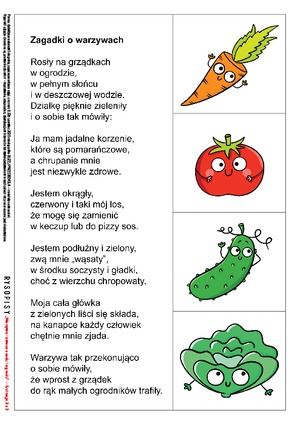 Warzywno-owocowe ćwiczenia na poprawną mowę (PD)