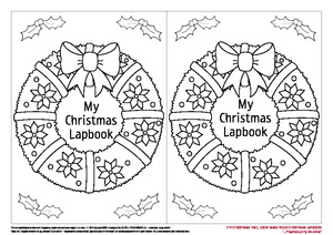 Its Christmas Time, Look! Make Your Christmas Lapbook! (PD)