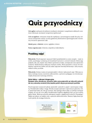 Quiz Przyrodniczy - Miesięcznik - BLIŻEJ PRZEDSZKOLA