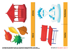 Pomoce obrazkowe ćwiczące mowę. W parku, cz. 2 (PD)