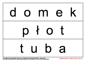 Z torby nauczycielki. Pomysły na zabawy z kartami obrazkowymi, cz. 1 (PD)