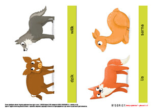 Pomoce obrazkowe ćwiczące mowę. W lesie, cz. 2 (PD)