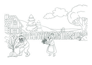 Kolorowanka – Rzepka (PD)