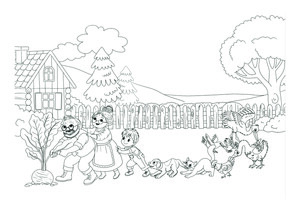 Kolorowanka – Rzepka (PD)