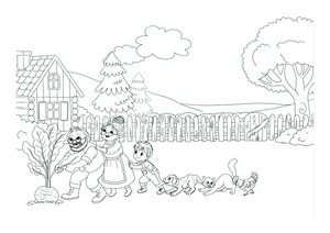 Kolorowanka – Rzepka (PD)