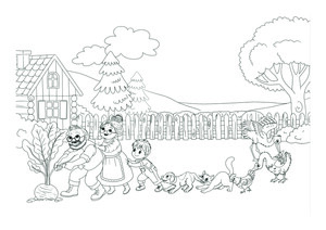 Kolorowanka – Rzepka (PD)