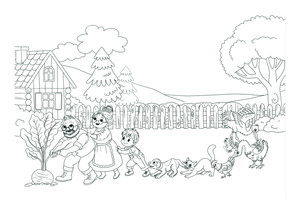 Kolorowanka – Rzepka (PD)