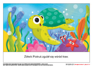 Pomoce obrazkowe ćwiczące mowę. W oceanie, cz. 2 (PD)