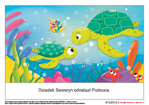 Pomoce obrazkowe ćwiczące mowę. W oceanie, cz. 2 (PD)