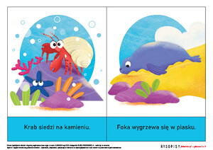 Pomoce obrazkowe ćwiczące mowę. W oceanie, cz. 2 (PD)