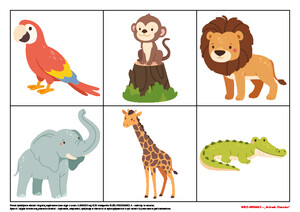 Wild Animals. Zabawy z językiem angielskim na czerwiec (PD)