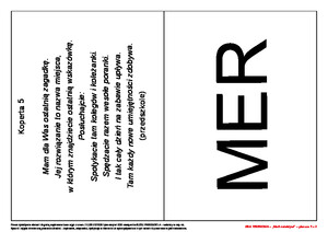 Gra terenowa. Mali detektywi, czyli nowy gość w przedszkolu (PD)