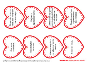 Serduszkowy dzień. Propozycje zabaw nie tylko na walentynki, cz. 1 (PD)