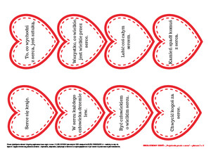 Serduszkowy dzień. Propozycje zabaw nie tylko na walentynki, cz. 1 (PD)