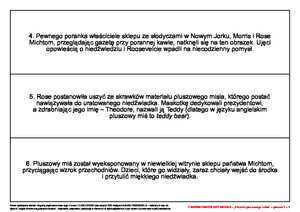 Z misiem zawsze jest wesoło. Scenariusz zajęć z okazji Dnia Pluszowego Misia, cz. 1 (PD)