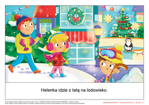 KĄCIK CZYTELNICZY - CO WIDZĘ? CO SŁYSZĘ? GRUDNIOWE ZABAWY NA LODOWISKU, cz. 2 (PD)	