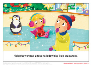 KĄCIK CZYTELNICZY - CO WIDZĘ? CO SŁYSZĘ? GRUDNIOWE ZABAWY NA LODOWISKU, cz. 2 (PD)	