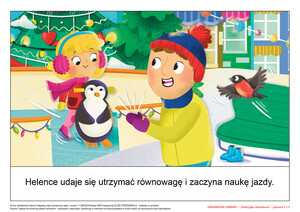KĄCIK CZYTELNICZY - CO WIDZĘ? CO SŁYSZĘ? GRUDNIOWE ZABAWY NA LODOWISKU, cz. 2 (PD)	