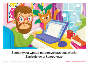 KĄCIK CZYTELNICZY - CO WIDZĘ? CO SŁYSZĘ?  W TEATRZE, CZ. 2 (PD)