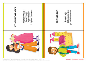 KĄCIK CZYTELNICZY - CO WIDZĘ? CO SŁYSZĘ?  W TEATRZE, CZ. 2 (PD)