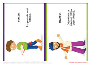 KĄCIK CZYTELNICZY - CO WIDZĘ? CO SŁYSZĘ?  W TEATRZE, CZ. 2 (PD)