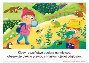 KĄCIK CZYTELNICZY - CO WIDZĘ? CO SŁYSZĘ? WIOSNA NA ŁĄCE, CZ. 2 (PD)