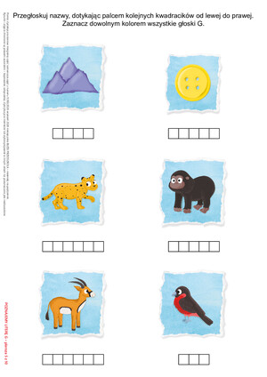 Poznajemy literę G, cz. 1 (PD)