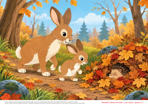 Zwierzęta czekają na zimę (PD)