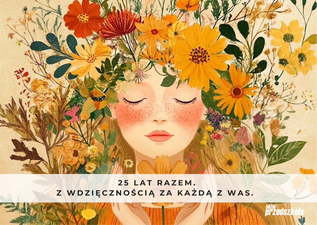 Pocztówka jubileuszowa: 25 lat razem. Z wdzięcznością za każdą z Was.