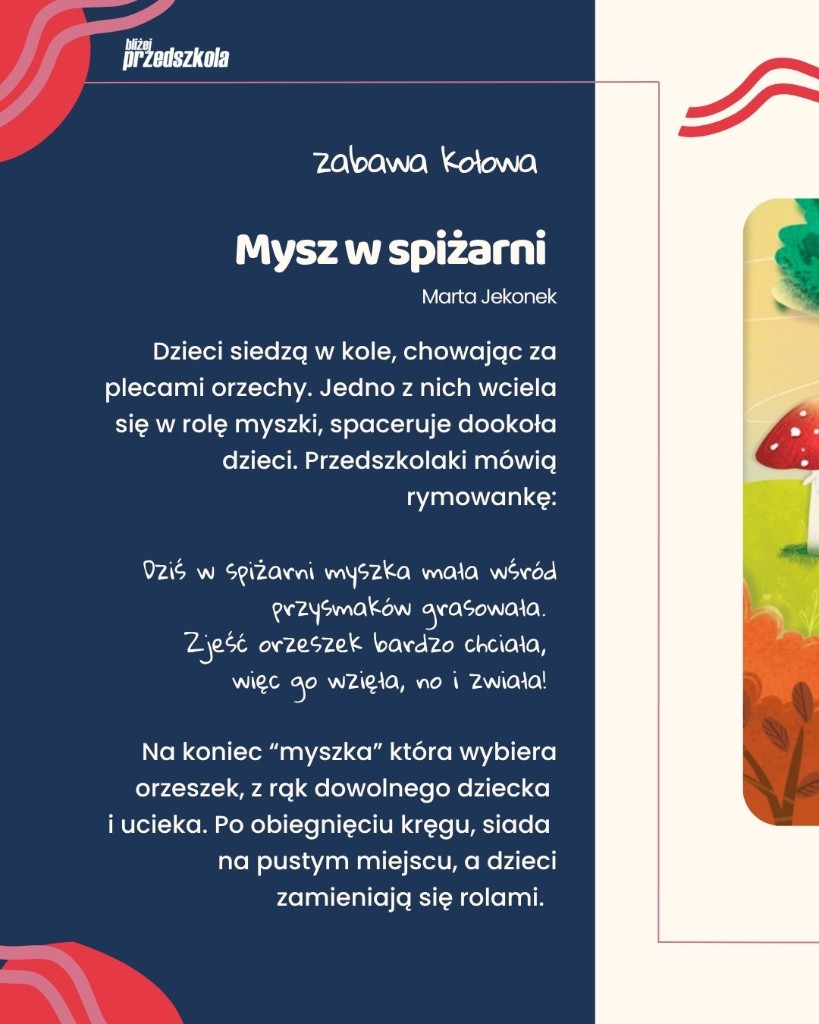 Zabawa kołowa: Mysz w spiżarni