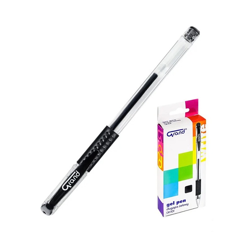 Długopis żelowy - różne kolory, 12 sztuk