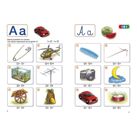 ABC 1. Rozpoznawanie i rozróżnianie liter A-L. PUS dla przedszkolaków