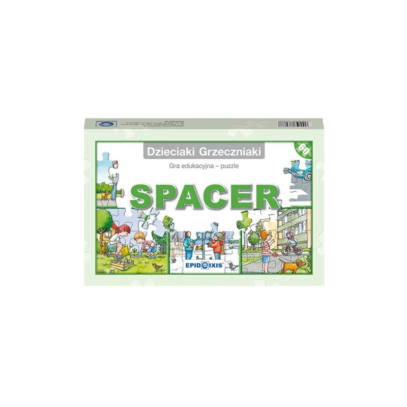 Dzieciaki Grzeczniaki: Spacer. Gra edukacyjna – puzzle