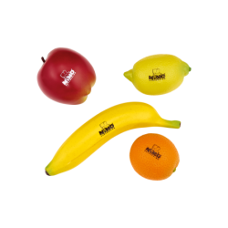 Grzechotka owoc – komplet 4 szt.